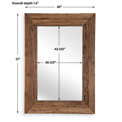 Rennick Reclaimed Pine Large Mirror - Ornate Home