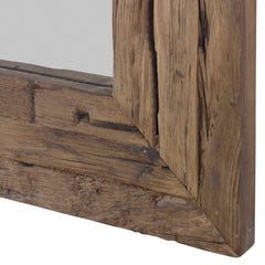 Rennick Woodtone Rustic Wood Mirror - Ornate Home