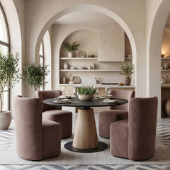Reno Black Dining Table - Ornate Home