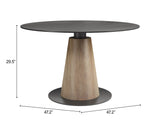 Reno Black Dining Table - Ornate Home