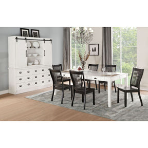 Renske Antique White Dining Table - Ornate Home
