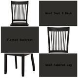 Renske Side Chair in Black (Set of 2) - Ornate Home