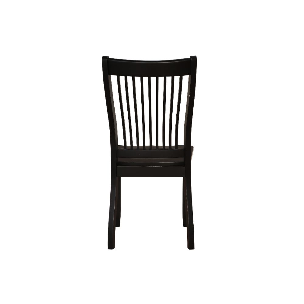 Renske Side Chair in Black (Set of 2) - Ornate Home