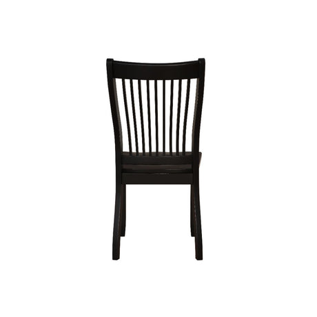 Renske Side Chair in Black (Set of 2) - Ornate Home