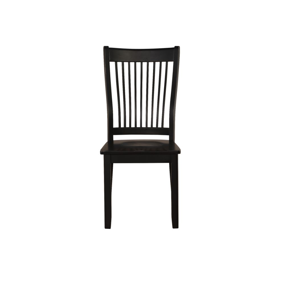 Renske Side Chair in Black (Set of 2) - Ornate Home