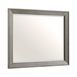 Renton Antique Gray White Mirror - Ornate Home