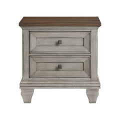 Renton Brown/Antique Gray 4-Piece Queen Bedroom Set - Ornate Home