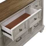 Renton Brown/Antique Gray 4-Piece Queen Bedroom Set - Ornate Home
