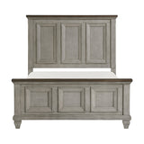 Renton Brown/Antique Gray 4-Piece Queen Bedroom Set - Ornate Home