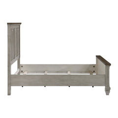 Renton Brown/Antique Gray California King Bed - Ornate Home