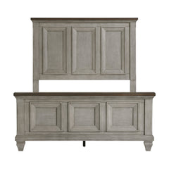 Renton Brown/Antique Gray Queen Bed - Ornate Home