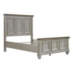 Renton Brown/Antique Gray Queen Bed - Ornate Home
