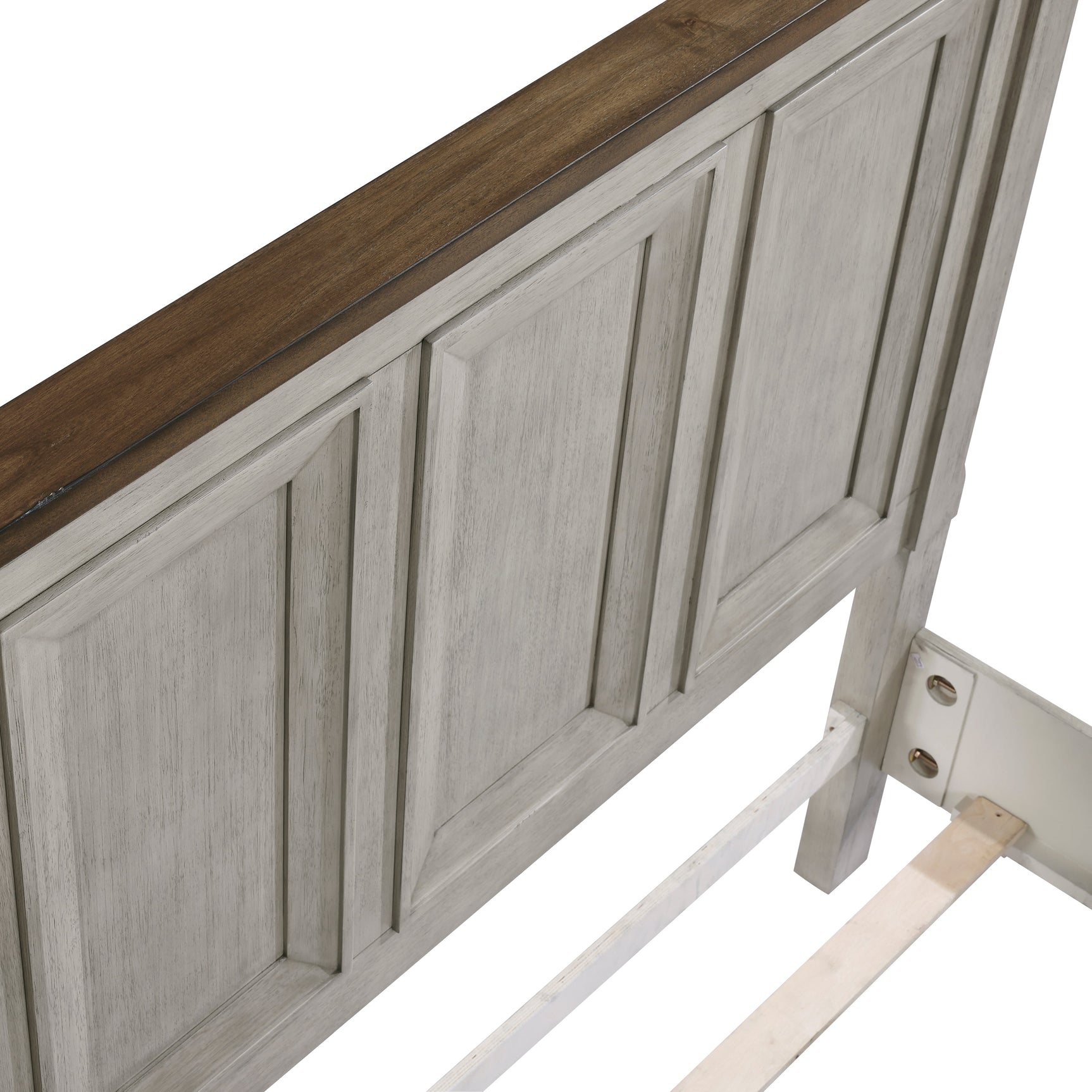 Renton Brown/Antique Gray Queen Bed - Ornate Home