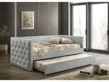 Renzi Gray Twin Daybed w/ Trundle - Ornate Home