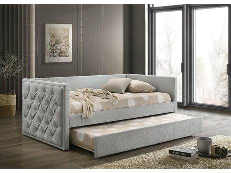 Renzi Gray Twin Daybed w/ Trundle - Ornate Home