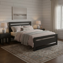 Repos Black Queen Bed - Ornate Home