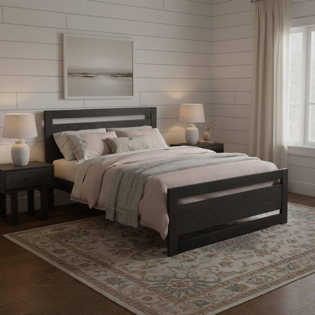 Repos Black Queen Bed - Ornate Home