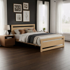 Repos Brown Queen Bed - Ornate Home