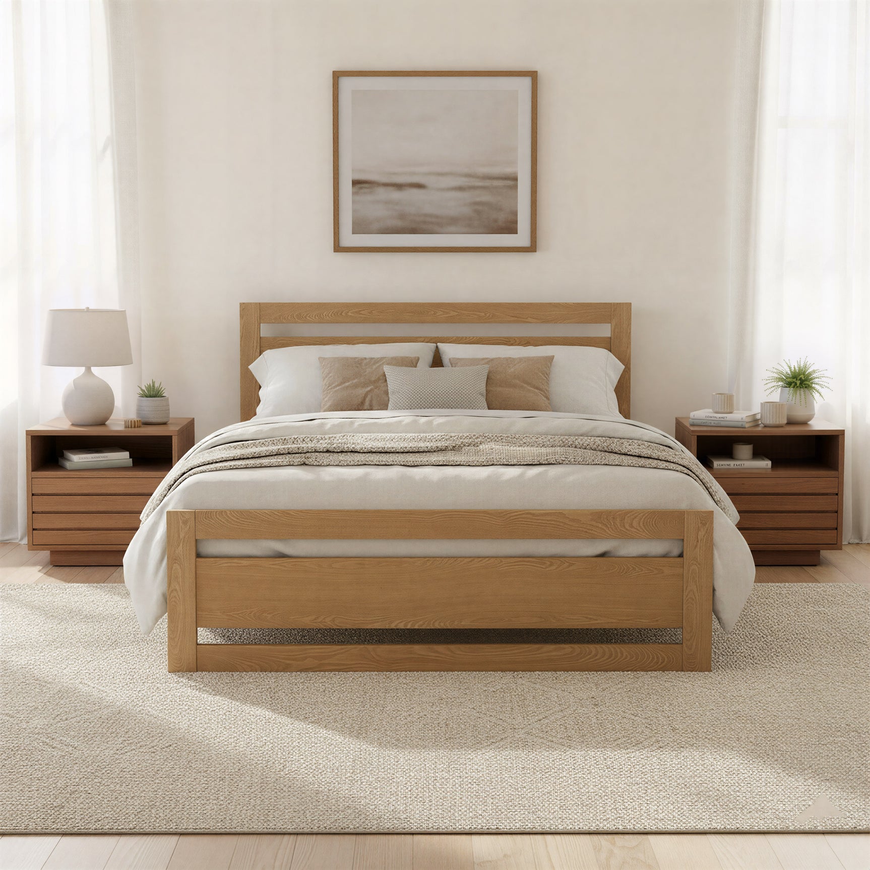 Repos Brown Queen Bed - Ornate Home