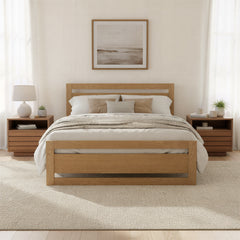 Repos Brown Queen Bed - Ornate Home
