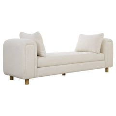 Repose Ivory Oversized Bench - Ornate Home