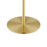 Reprise White/Satin Brass Glass Sphere Glass and Metal Table Lamp - Ornate Home