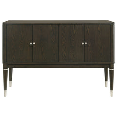 Reseda Ash Brown 4-door Dining Sideboard Server with Shelves - Ornate Home