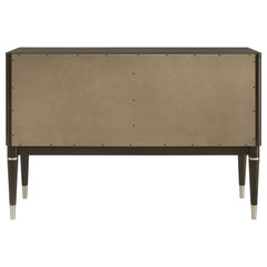 Reseda Ash Brown 4-door Dining Sideboard Server with Shelves - Ornate Home