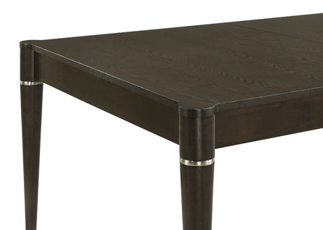 Reseda Ash Brown 81-inch Extension Leaf Dining Table - Ornate Home