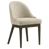 Reseda Beige Upholstered Dining Side Chair (Set of 2) - Ornate Home