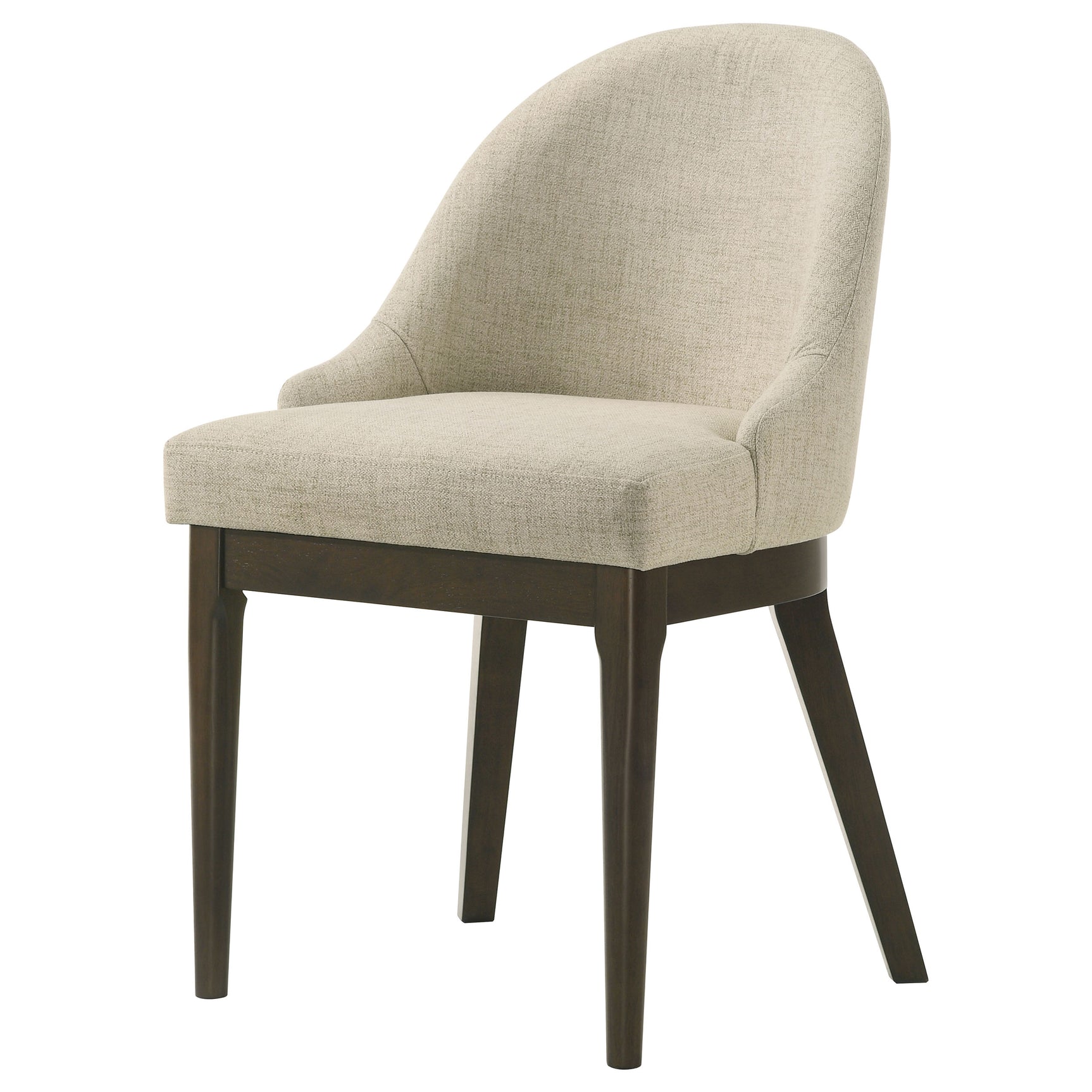 Reseda Beige Upholstered Dining Side Chair (Set of 2) - Ornate Home