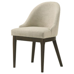 Reseda Beige Upholstered Dining Side Chair (Set of 2) - Ornate Home