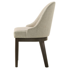 Reseda Beige Upholstered Dining Side Chair (Set of 2) - Ornate Home