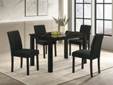 Resia Black Dining Chair (Set of 2) - Ornate Home