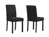 Resia Black Dining Chair (Set of 2) - Ornate Home