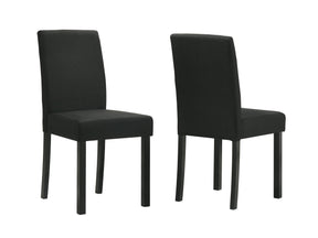 Resia Black Dining Chair (Set of 2) - Ornate Home