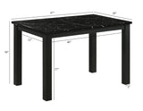 Resia Black Dining Set - Ornate Home