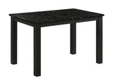 Resia Black Dining Set - Ornate Home