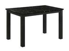 Resia Black Dining Set - Ornate Home