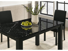 Resia Black Dining Table - Ornate Home