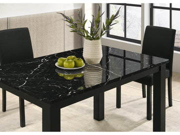 Resia Black Dining Table - Ornate Home