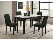 Resia Black/White Dining Set - Ornate Home