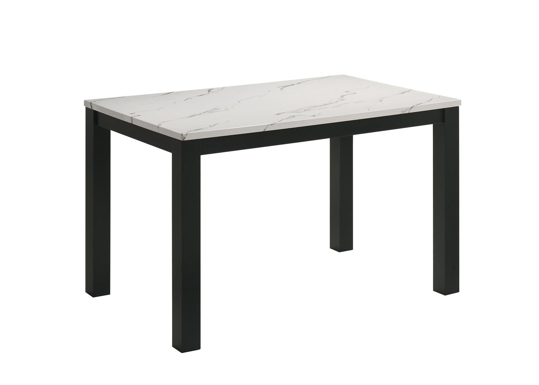 Resia Black/White Dining Set - Ornate Home