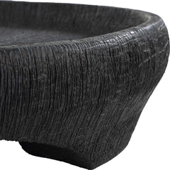 Resonance Black Indoor-Outdoor Resin Bowl - Ornate Home