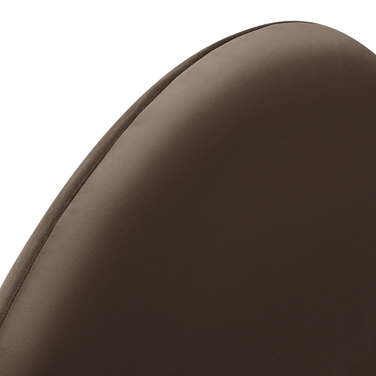 Resort Chocolate Brown Performance Velvet Arched Headboard