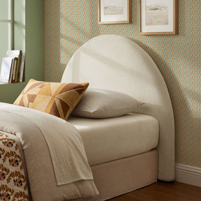 Modway Ecru Resort Queen Woven Upholstered Fabric Arched Headboard