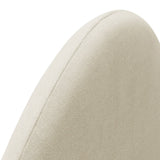 Resort Ecru Queen Woven Upholstered Fabric Arched Headboard