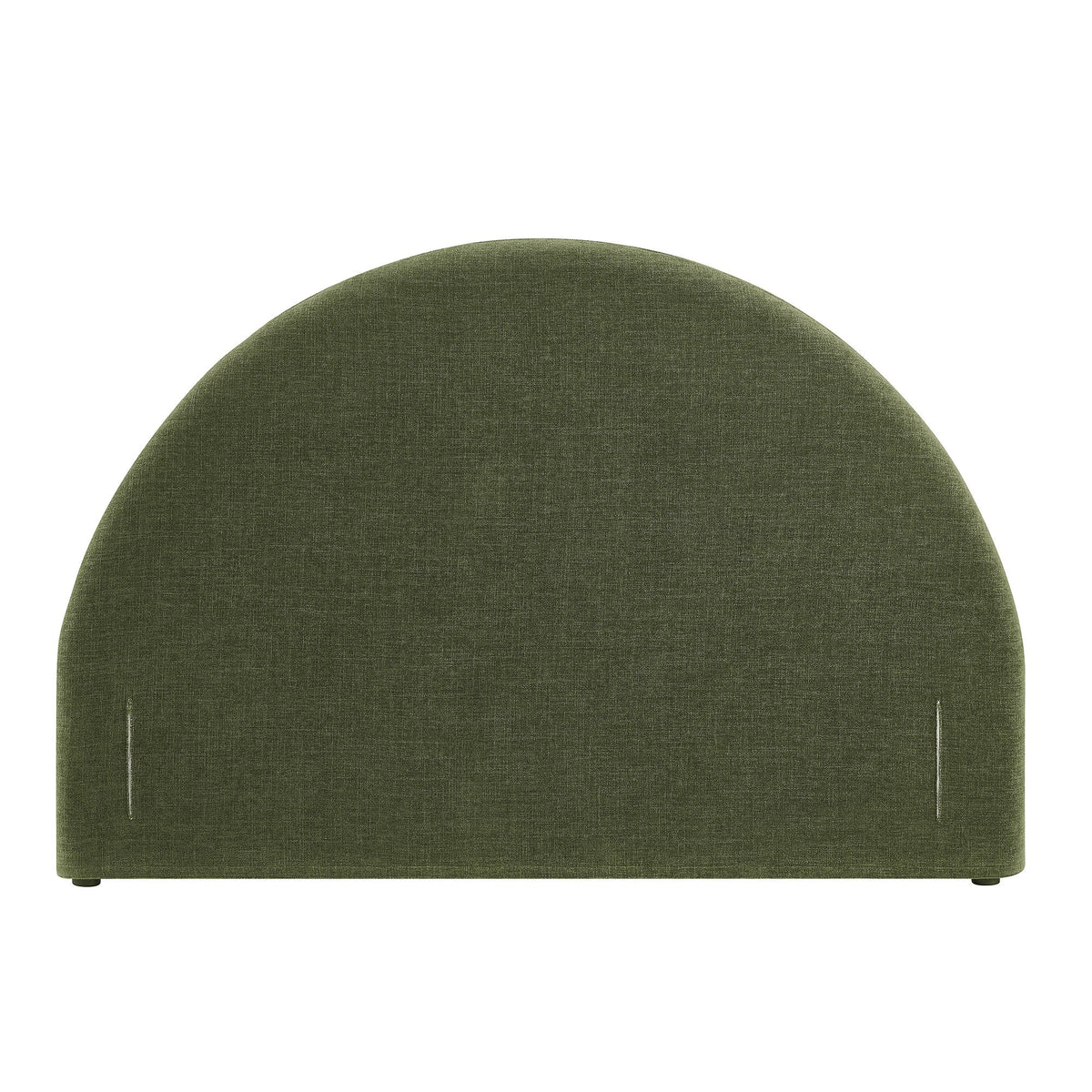 Resort Foliage Queen Woven Upholstered Fabric Arched Headboard