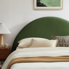Resort Moss Green Full Arched Performance Velvet Storage Platform Bed Frame - Ornate Home