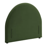 Resort Moss Green Performance Velvet Arched Headboard - Ornate Home